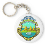 Costa Rica Official Coat Of Arms Heraldry Symbol Keychains