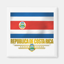 "Costa Rica Pride" Gift Ideas Fridge Magnets