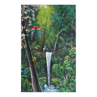 Costa Rica Rainforest Print print