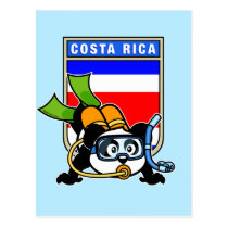 Costa Rica Scuba Diving Panda postcards