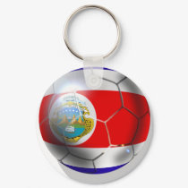 Costa Rica soccer team ball keychains by SoccerJersey Costa Rica soccer team ball keychains