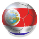 Costa Rica soccer team ball stickers
