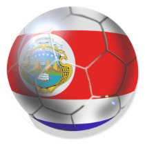 Costa Rica soccer team ball stickers by SoccerJersey Costa Rica soccer team ball stickers