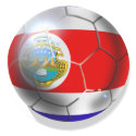 Costa Rica soccer team ball stickers