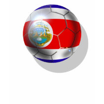 Costa Rica soccer team ball t-shirts