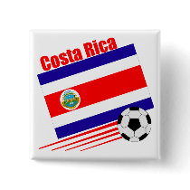 Costa Rica Soccer Team Pin button