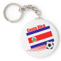 Costa Rica Soccer Team Keychains keychain