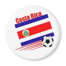 Costa Rica Soccer Team Magnet magnet