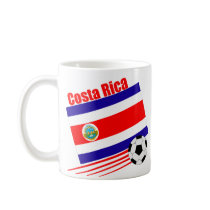 Costa Rica Soccer Team Mugs mug