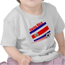 Costa Rica Soccer Team t-shirts by worldwidesoccer Costa Rica Soccer Team t-shirts