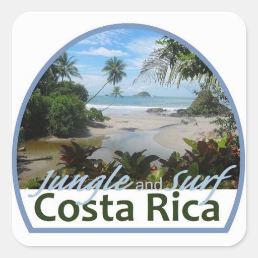 Costa Rica Sticker Zazzle