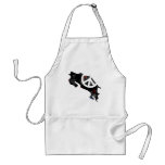 Costa Rica Trendy Peace Sign with Costa Rican map aprons