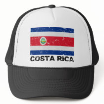 Costa Rica Vintage Flag Trucker Hat