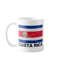 Costa Rica Vintage Flag Mug