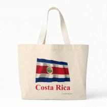 Costa Rica Waving Flag with Name bags