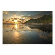 Costa Rican Beach at Sunset Photograph