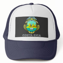 Costa Rican Emblem Mesh Hats