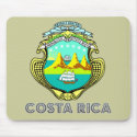 Costa Rican Emblem mousepads by FlagStore Costa Rican Emblem mousepads