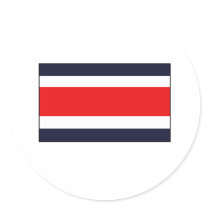 Costa Rican Flag T-shirts and Gifts stickers by flagshirts Costa Rican Flag T-shirts and Gifts stickers