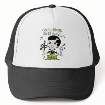 Costa Rican Girls Rock hats by world_wide Costa Rican Girls Rock hats