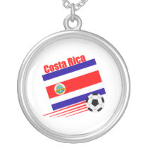 Costa Rican Soccer Team Pendants necklace