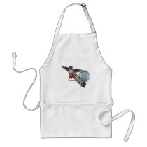 Costas Hummingbird at the Bird Feeder aprons by tshirtdart Costas Hummingbird at the Bird Feeder aprons