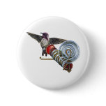 round_button - A Costa's Hummingbird hovers just beyond a bird feeder that's been attached to your window. A neat painting with a new way to look at hummingbirds: Sizes  Available colors: 0