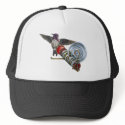 Costas Hummingbird at the Bird Feeder hats