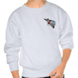 kids_basic_sweatshirt - A Costa's Hummingbird hovers just beyond a bird feeder that's been attached to your window. A neat painting with a new way to look at hummingbirds: Sizes s,m,l,xl Available colors: white