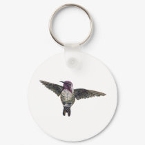 Costa's Hummingbird keychains by tshirtdart Costa's Hummingbird keychains