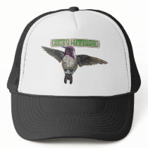 Costas Hummingbird with Banner hats by tshirtdart Costas Hummingbird with Banner hats