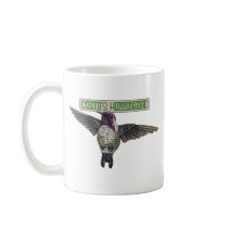 Costas Hummingbird with Banner mugs