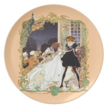 Costume Ball 18th Century & Peacock Party Plates