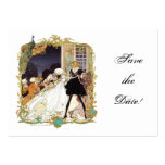 Costume Ball &amp; Peacock Postcard Business Card Templates