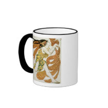 Costume design for a bacchante in 'Narcisse' Mugs