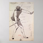 Costume design for an Acrobat Posters