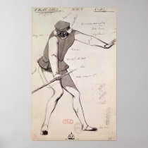 Costume design for an Acrobat Posters