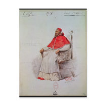 Costume design for the Pope Clement VII Post Cards