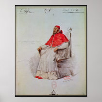 Costume design for the Pope Clement VII Poster