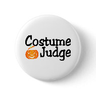 Costume Judge Pumpkin button