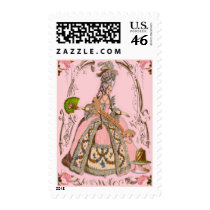 Costume Party Cake Postage stamps
