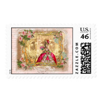 Costume Party Frency Style Postage Stamp