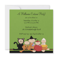 Costume Party Halloween Party Invitation invitation
