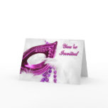 Costume Party Invitation Card