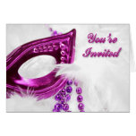 Costume Party Invitation Card