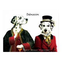 Costumed dalmation couple poster posters