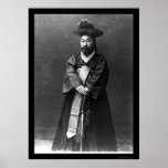Costumed Korean Man 1910 posters