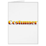 Costumer (Text Only) Cards