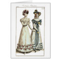 Costumes Parisiens 1821 Fashion Plate cards by AntiqueImages Costumes Parisiens 1821 Fashion Plate cards