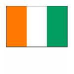 Cote d'Ivoire Flag Map Spaghetti Top